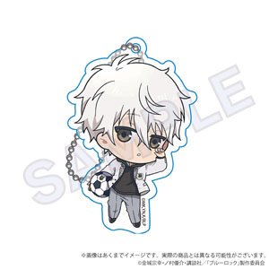 ブルーロック アクリルキーホルダー 寝転びミニキャラver. 凪誠士郎 (キャラクターグッズ)