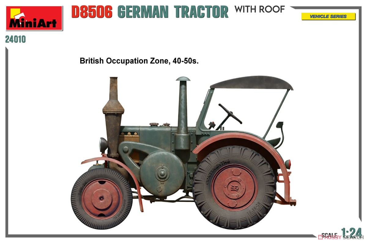 German Tractor D8506 With Roof (Plastic model) Color1