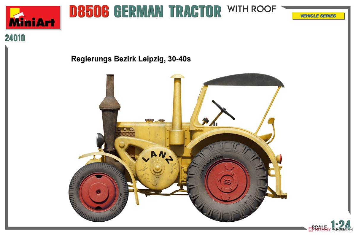German Tractor D8506 With Roof (Plastic model) Color2