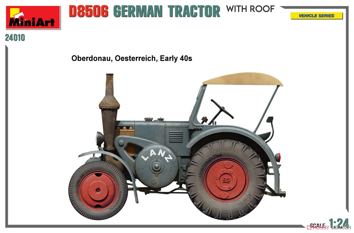 German Tractor D8506 With Roof (Plastic model) Color3