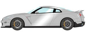 NISSAN GT-R Premium edition 2024 アルティメイトメタルシルバー (ミニカー)