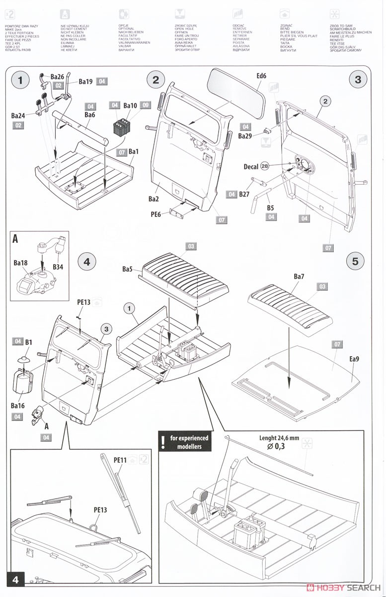 Tempo A400 Lieferwagen. Milk Delivery Van (Plastic model) Assembly guide1