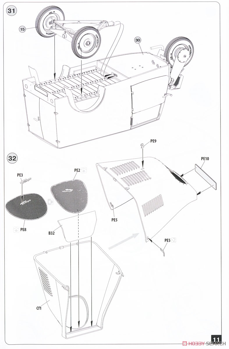 Tempo A400 Lieferwagen. Milk Delivery Van (Plastic model) Assembly guide8