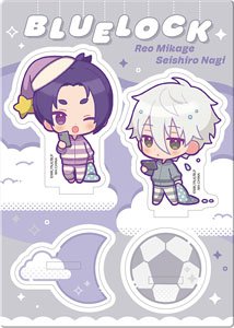 アクリルスタンドバディコレ ブルーロック Good Night ver. C:凪誠士郎&御影玲王 (キャラクターグッズ)