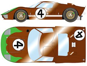 GT40 Mk.II Le Mans 24h 1966 `ホ－ルマン・ムーディ` No,4 (ミニカー)