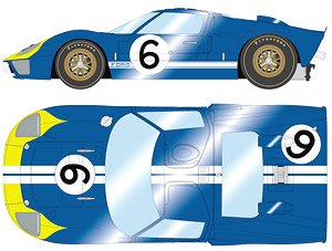 GT40 Mk.II Le Mans 24h 1966 `ホ－ルマン・ムーディ` No,6 (ミニカー)