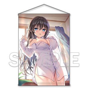 色谷あすか描き下ろし 未来ちゃんのぬぎぬぎ▼タペストリー (キャラクターグッズ)
