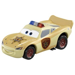 Cars Tomica C-30 Lightning McQueen (Sheriff Type) (Tomica)