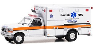 Ford F-350 Ambulance - Boston EMS Cardiac Defibrillation Ambulance, Boston, Massachusetts (ミニカー)