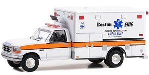 Ford F-350 Ambulance - Boston EMS Cardiac Defibrillation Ambulance, Boston, Massachusetts (ミニカー)