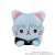 Gin Tama with Cat Lying Down Plush w/Eyemask Gintoki Sakata (Anime Toy) Item picture1