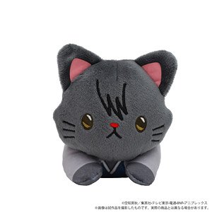Gin Tama with Cat Lying Down Plush w/Eyemask Kotaro Katsura (Anime Toy)