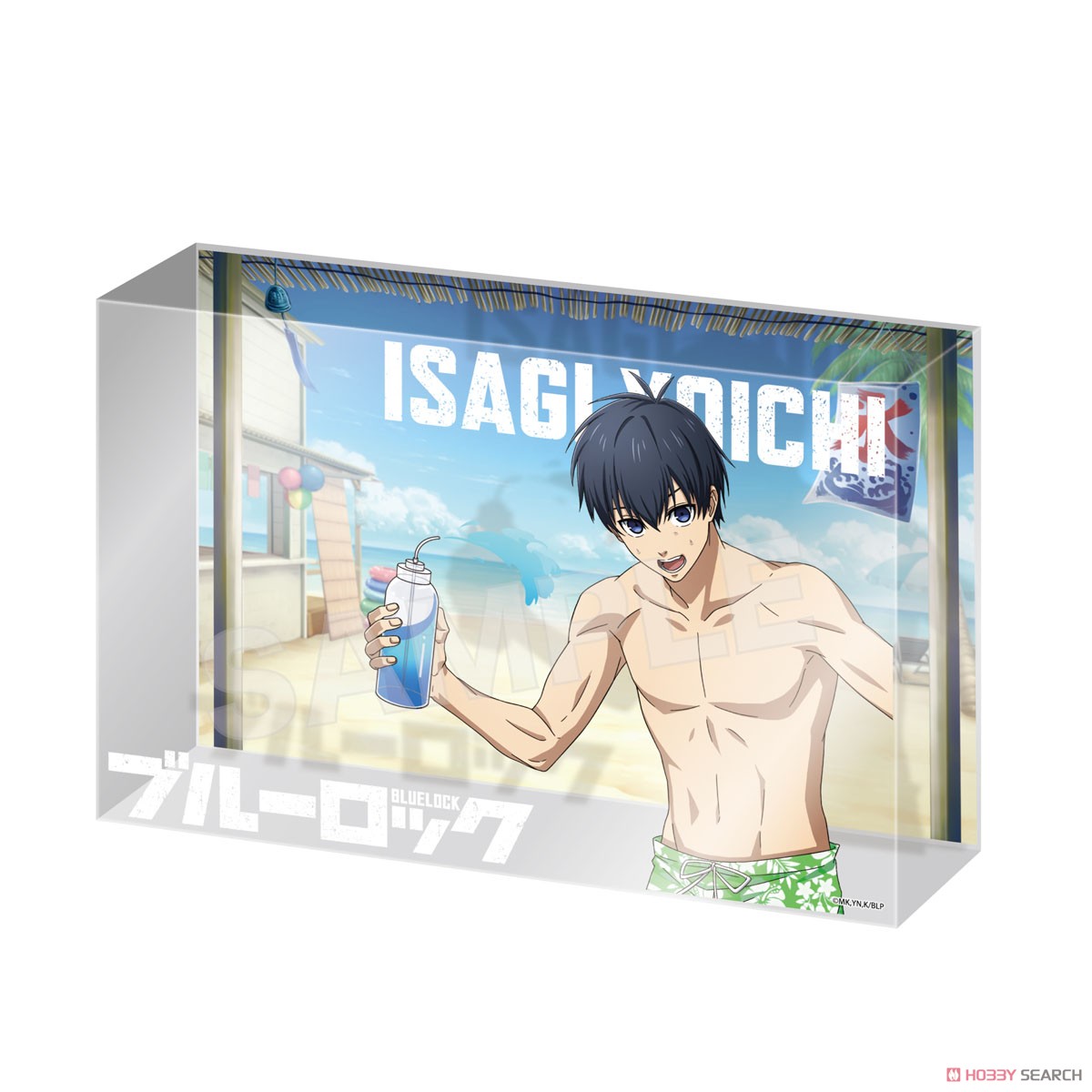 [Blue Lock] Beach House Crystal Art Board 01 Yoichi Isagi (Anime Toy) Item picture1