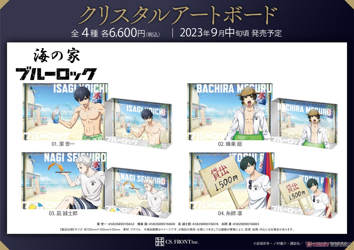 [Blue Lock] Beach House Crystal Art Board 01 Yoichi Isagi (Anime Toy) Other picture2