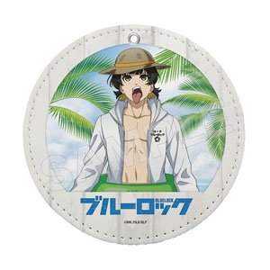【ブルーロック】 海の家 レザーコースターキーホルダー 02 蜂楽廻 (キャラクターグッズ)
