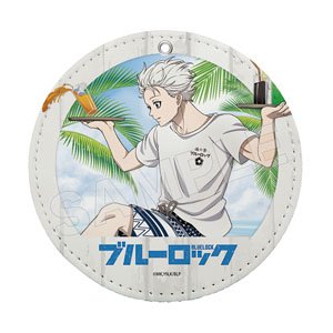 【ブルーロック】 海の家 レザーコースターキーホルダー 03 凪誠士郎 (キャラクターグッズ)