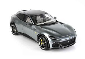 Ferrari Purosangue - Panoramic Roof Titanium Grey (without Case) (Diecast Car)
