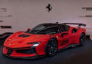 Ferrari SF90 XX Stradale Red Corsa 322 And Black With N. 23 (ケース無) (ミニカー)
