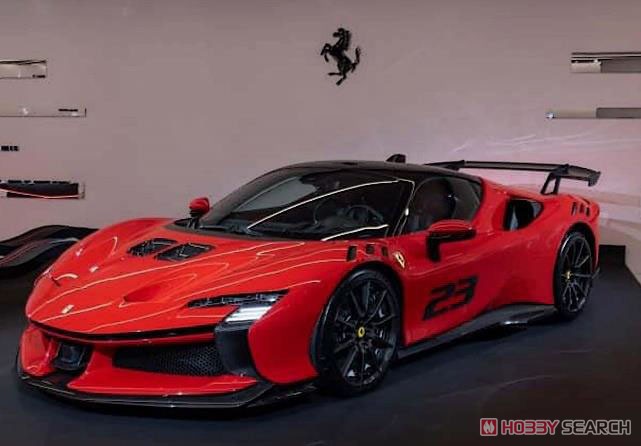 Ferrari SF90 XX Stradale Red Corsa 322 And Black With N. 23 (Diecast Car) その他の画像1