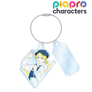 Piapro Characters [Especially Illustrated] Kagamine Len Early Summer Go Out Ver. Art by Rei Kato Twin Wire Acrylic Key Ring (Anime Toy)