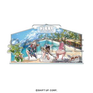 Goddess of Victory: Nikke Diorama Acrylic -Summer- Force 01 (Anime Toy)