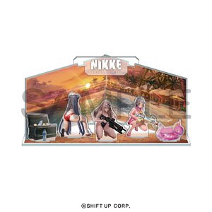 Goddess of Victory: Nikke Diorama Acrylic -Summer- Force 02 (Anime Toy)