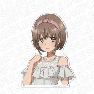 Rascal Does Not Dream of a Sister Venturing Out Extra Large Die-cut Acrylic Board Kaede Azusagawa Outing Ver. (Anime Toy)