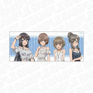 Rascal Does Not Dream of a Sister Venturing Out Face Towel Outing Ver. (Anime Toy)