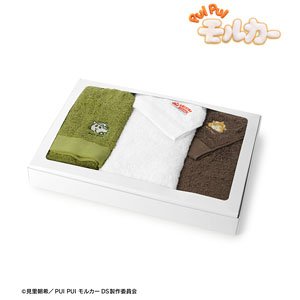 Pui Pui Molcar Driving School Imabari Towel Collaboration Face Towel (Set of 3) (Anime Toy)