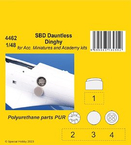 SBD Dauntless Dinghy (for Academy) (Plastic model)