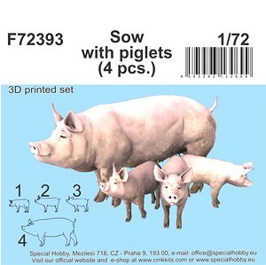 Sow with Piglets (Plastic model)