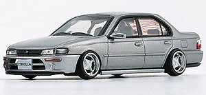 トヨタ カローラ 1996 AE100 グレー RHD (ミニカー)