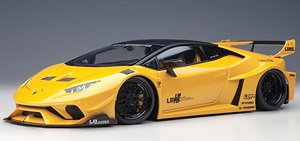 リバティーウォーク LB-シルエット ワークス ランボルギーニ ウラカン GT (メタリック・イエロー) (ミニカー)