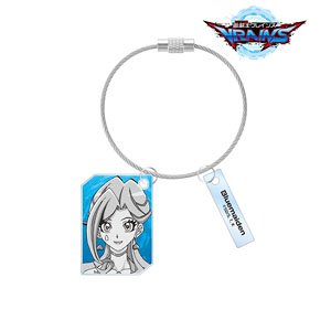Yu-Gi-Oh! Vrains Blue Maiden Twin Wire Acrylic Key Ring (Anime Toy)