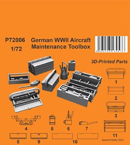 German WWII Aircraft Maintenance Toolbox (Plastic model)