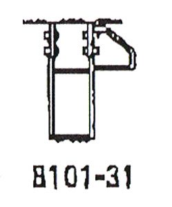 16番(HO) 乗務員ステップ (九州・電車) (鉄道模型)