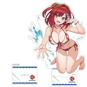 [Dolphin Wave] Extra Large Acrylic Stand (Iruka Sakimiya (Swimwear)) (Anime Toy)
