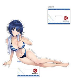 [Dolphin Wave] Extra Large Acrylic Stand (Michiru Tojo (Swimwear)) (Anime Toy)