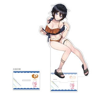 [Dolphin Wave] Extra Large Acrylic Stand (Shion Suminoe (Swimwear)) (Anime Toy)