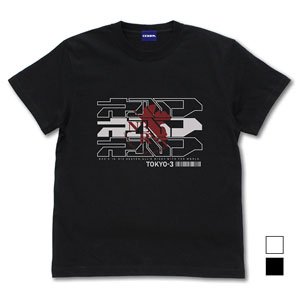 EVANGELION ネルフサイバーロゴ Tシャツ BLACK XL (キャラクターグッズ)