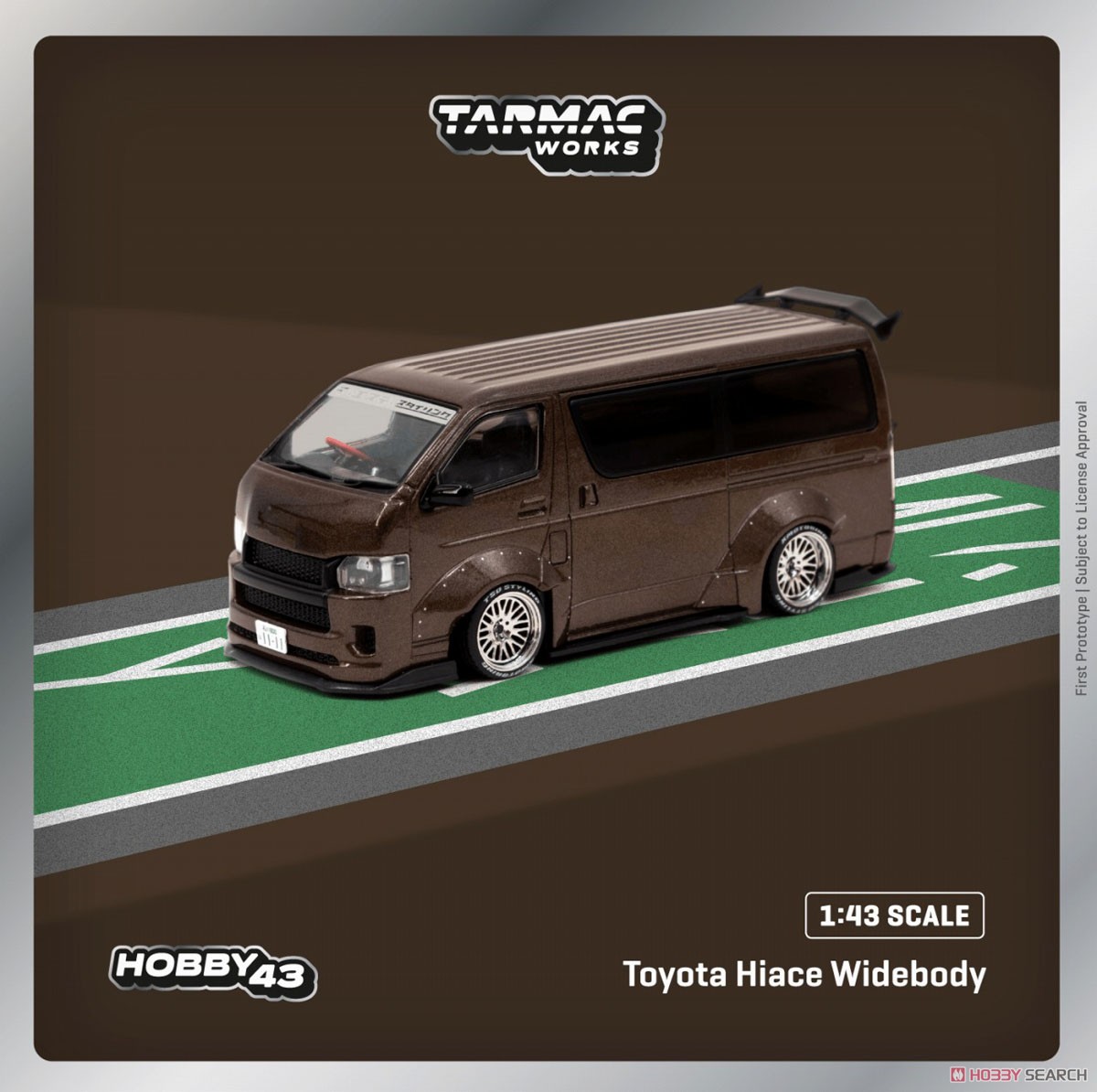 Toyota Hiace Widebody Brown (ミニカー) その他の画像1