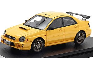 Subaru Impreza S202 STi Version (2002) Astral Yellow (Diecast Car)