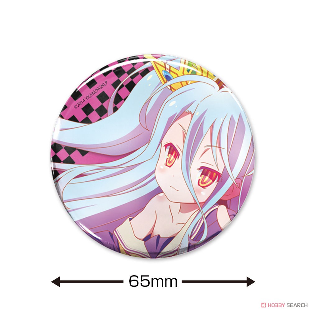 ノーゲーム・ノーライフ 描き下ろし「白」 65mm缶バッジ ASCIENTE！Ver. (キャラクターグッズ) 商品画像2