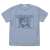 ノーゲーム・ノーライフ 「白」の「オメガぐっじょぶ」ウインドウ Tシャツ ACID BLUE S (キャラクターグッズ) 商品画像1