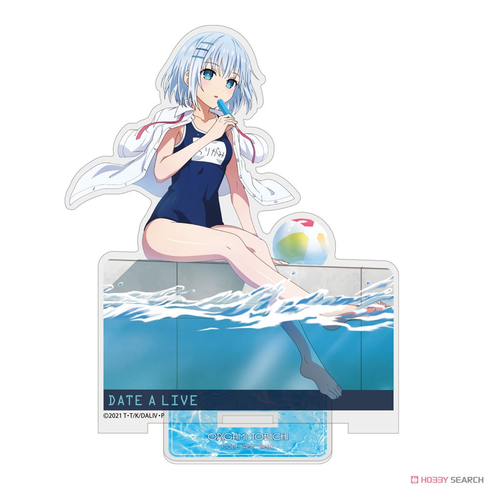 Date A Live IV Origami Tobiichi Acrylic Stand Poolside Ver. (Anime Toy) 商品画像1