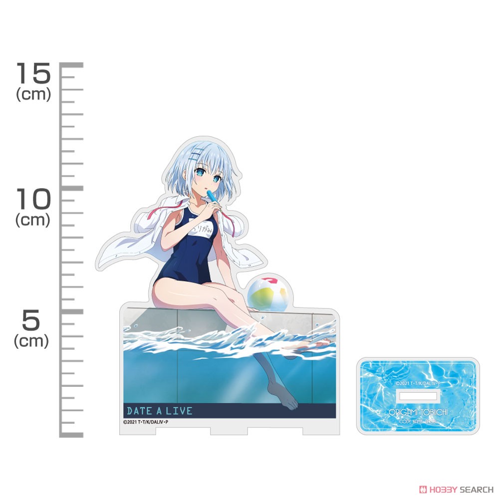 Date A Live IV Origami Tobiichi Acrylic Stand Poolside Ver. (Anime Toy) 商品画像2
