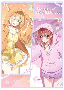 Rent-A-Girlfriend Pencil Board Mami Nanami & Sumi Sakurasawa Kemomimi Parka (Anime Toy)