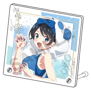 彼女、お借りします ミニアクリルパネル 更科瑠夏 けもみみパーカー (キャラクターグッズ)