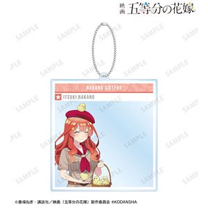 映画『五等分の花嫁』 東武動物公園コラボ 描き下ろしイラスト 中野五月 サファリルックver. SNS風BIGアクリルキーホルダー (キャラクターグッズ)