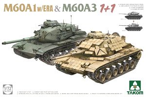 M60A1 w/ERA & M60A3 1+1 (Plastic model)